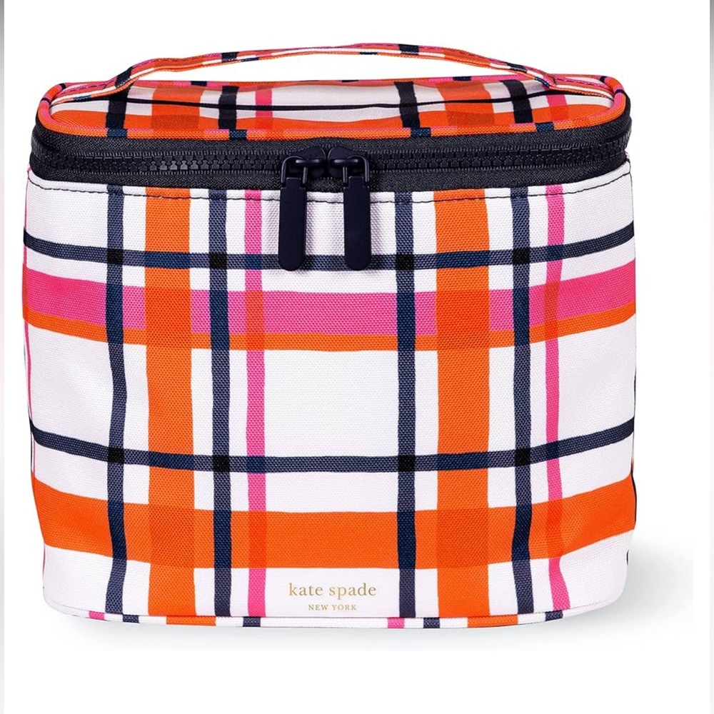 Kate Spade Spring Plaid Lunch Tote Bag